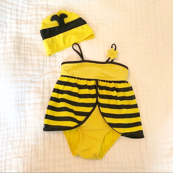 bumble bee swimsuit baby